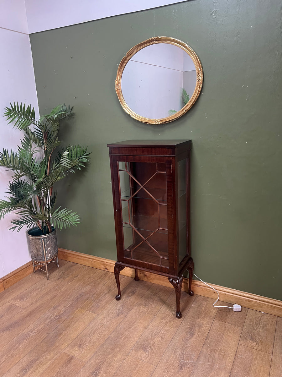 Vintage Mahogany Display Cabinet (SKU66)