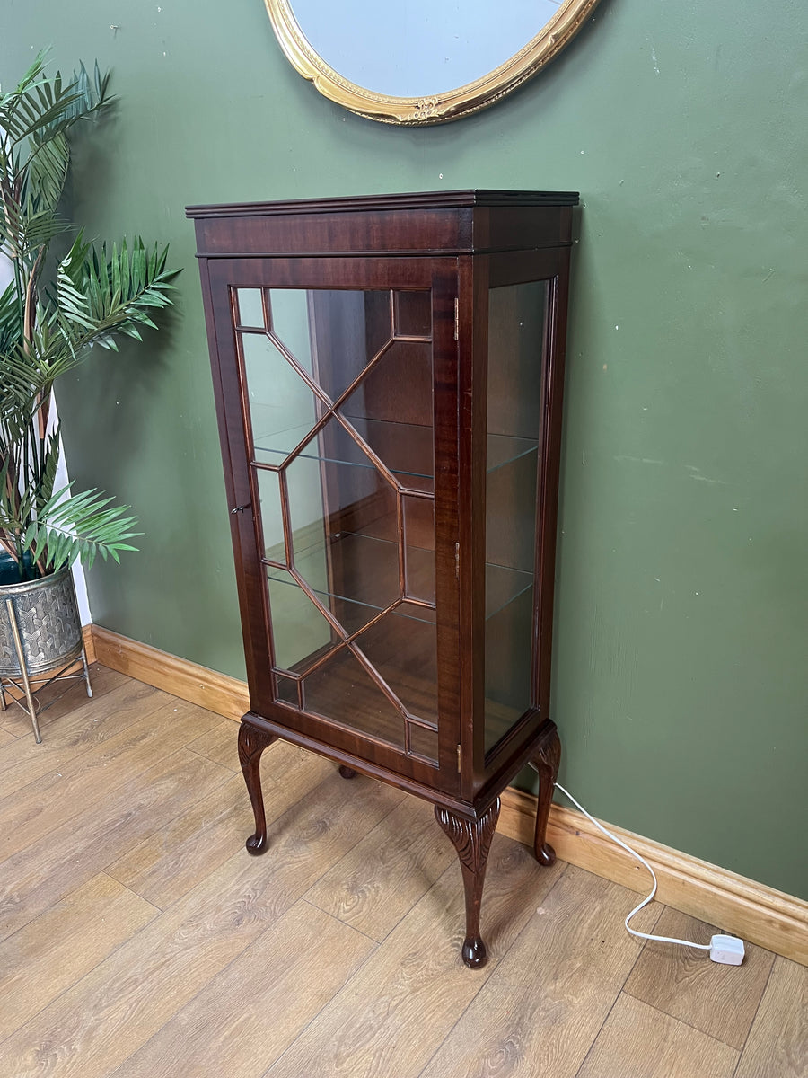 Vintage Mahogany Display Cabinet (SKU66)