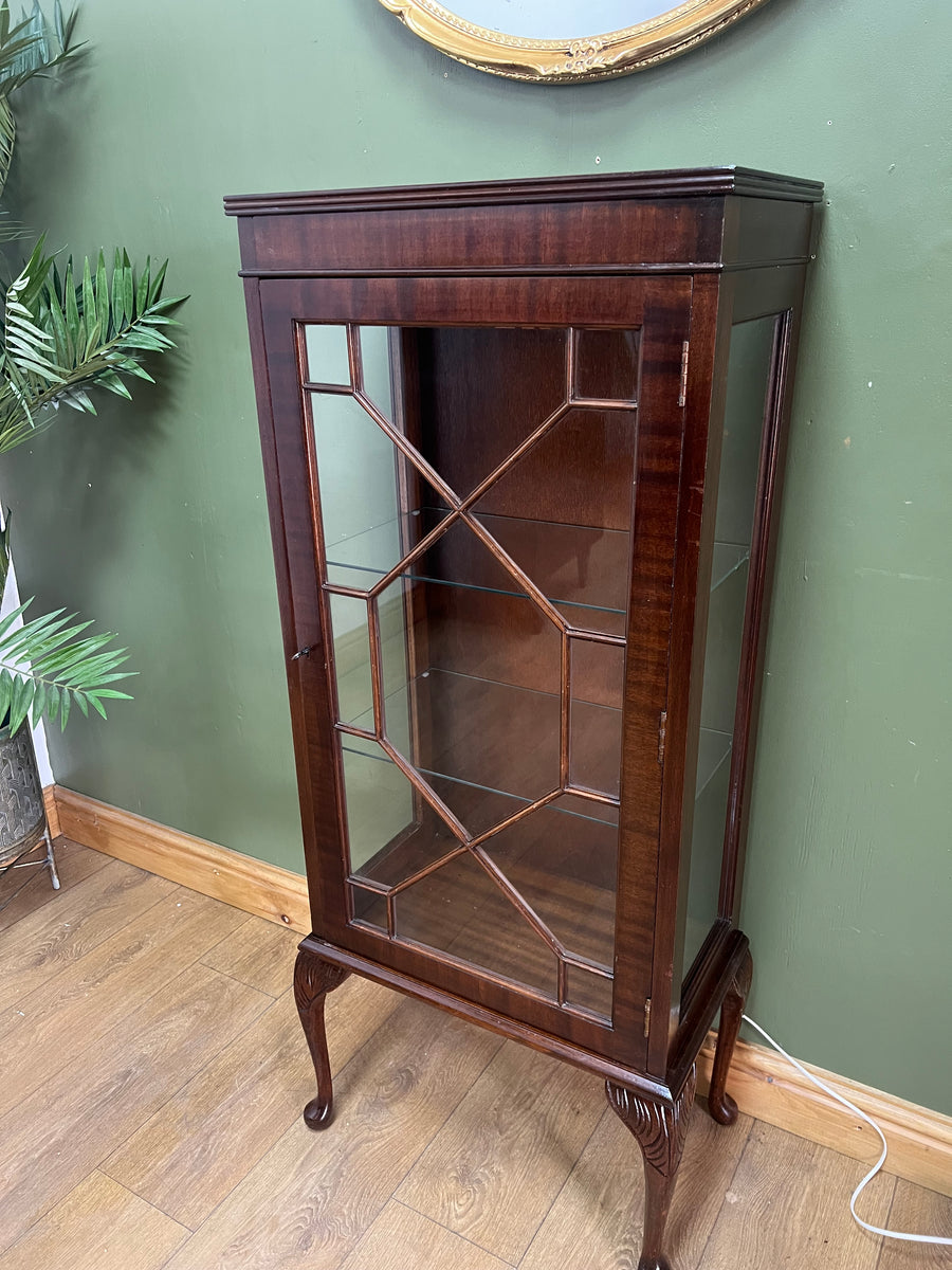 Vintage Mahogany Display Cabinet (SKU66)
