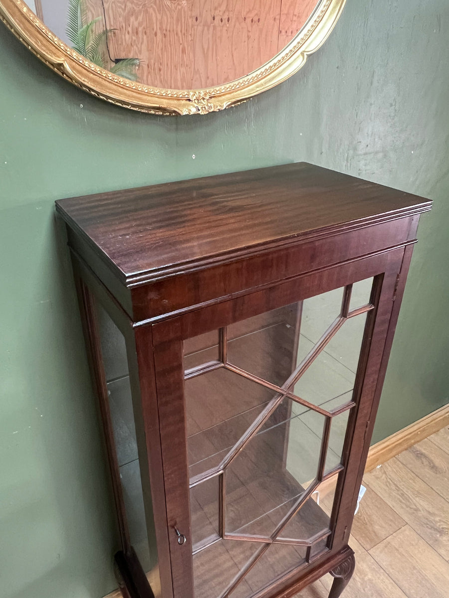 Vintage Mahogany Display Cabinet (SKU66)