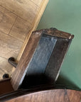 Antique Mahogany Fold Over Tea Table On Cabriole Legs (SKU229)