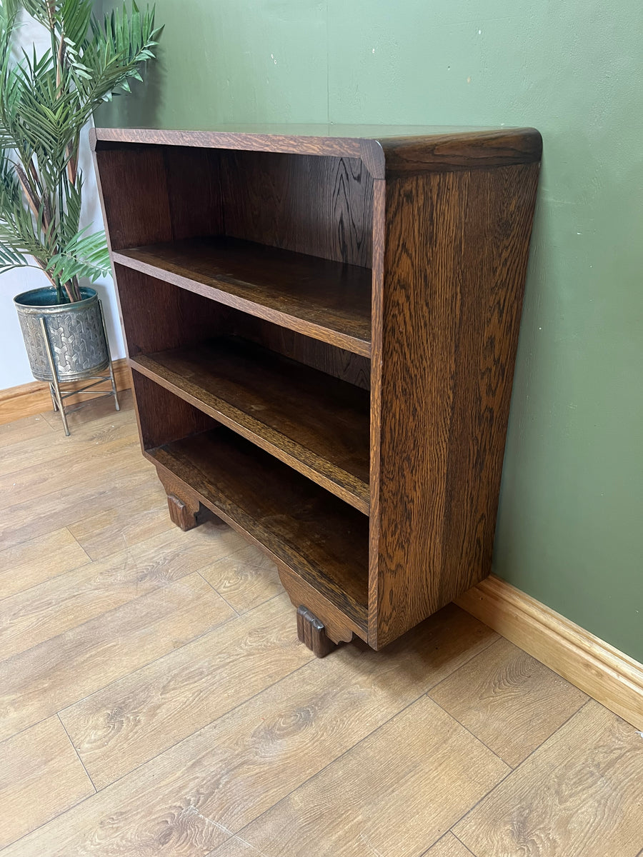 Art Deco Oak Bookcase  (SKU127)