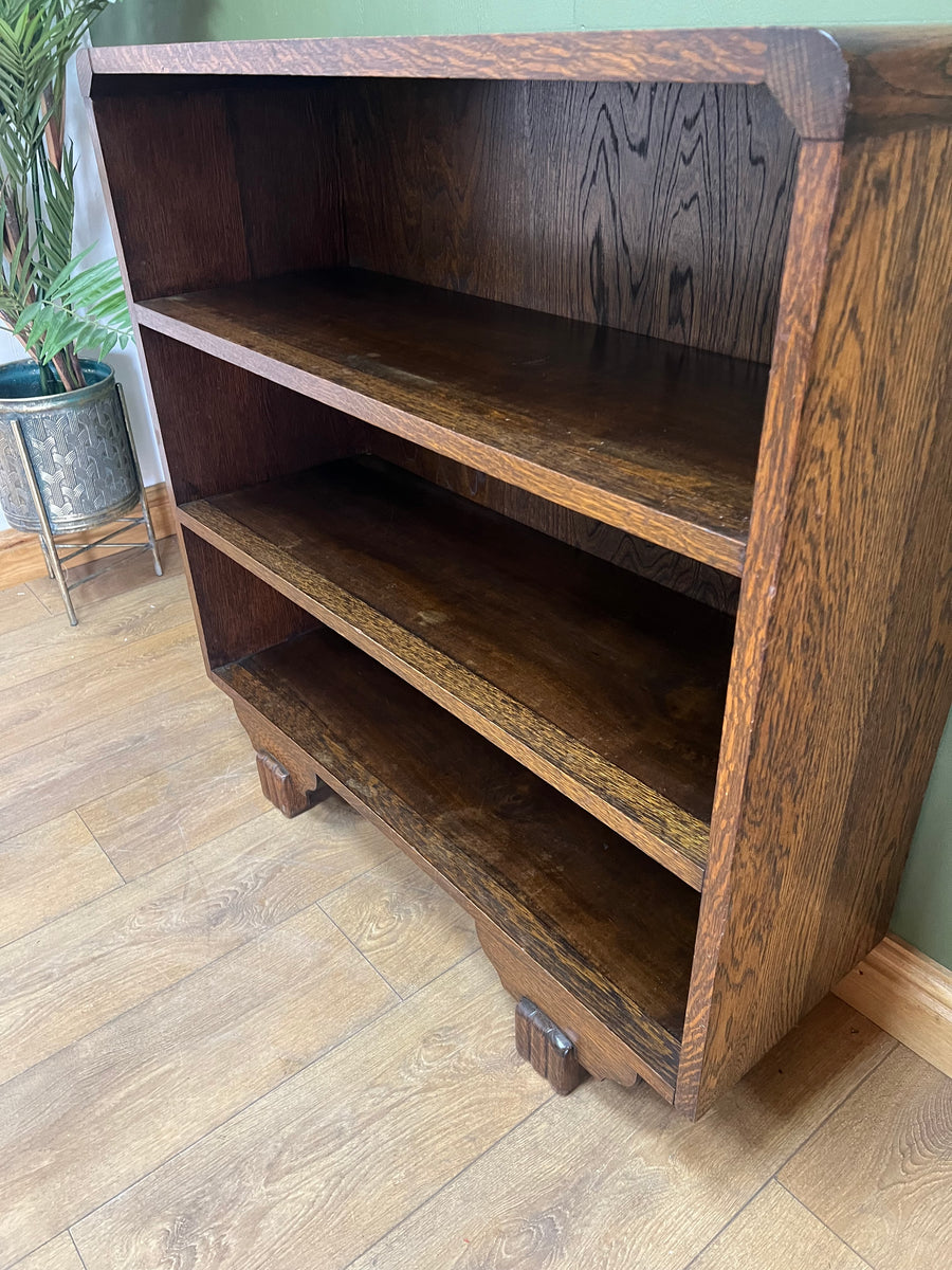 Art Deco Oak Bookcase  (SKU127)