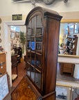 Antique George III Style Walnut Bureau Bookcase With Key (SKU122)