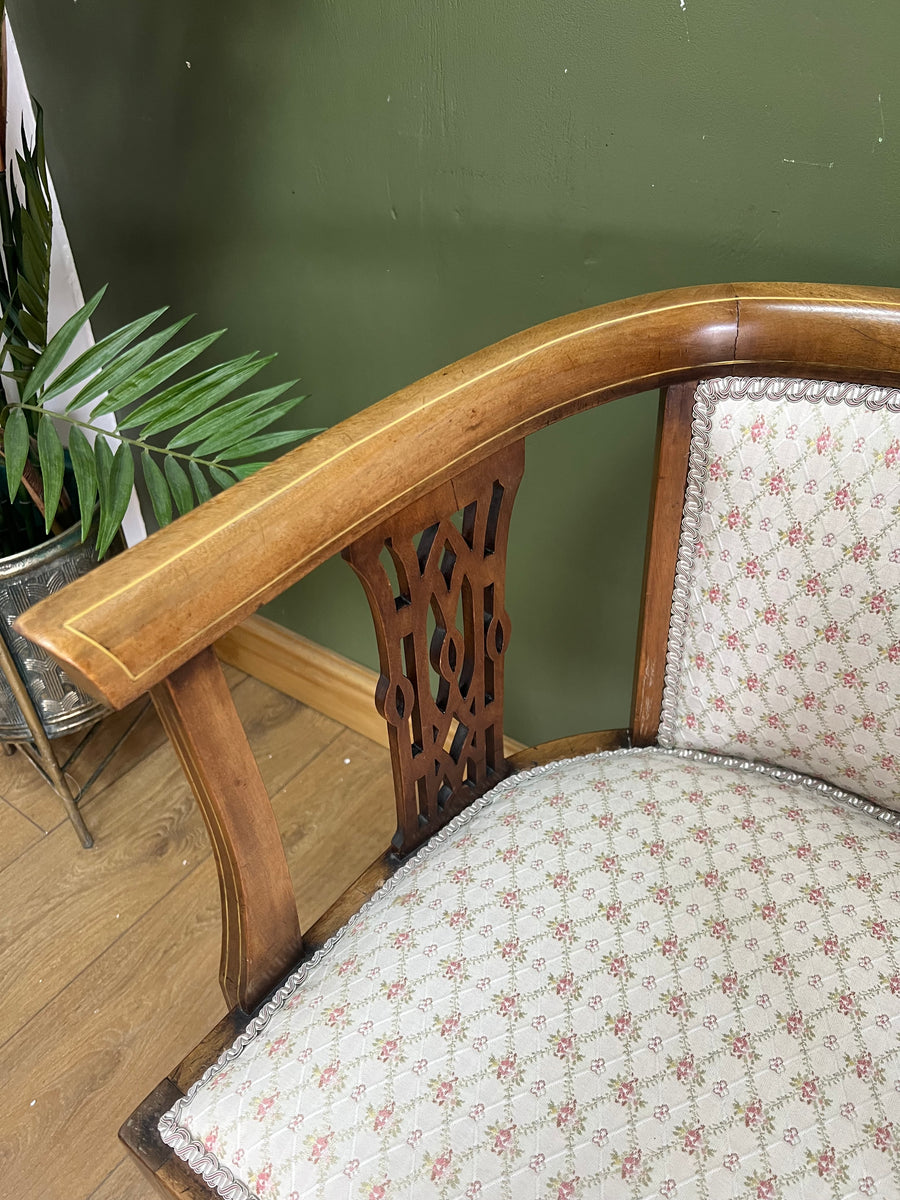 Edwardian Inlaid Bow Back Chair (SKU237)