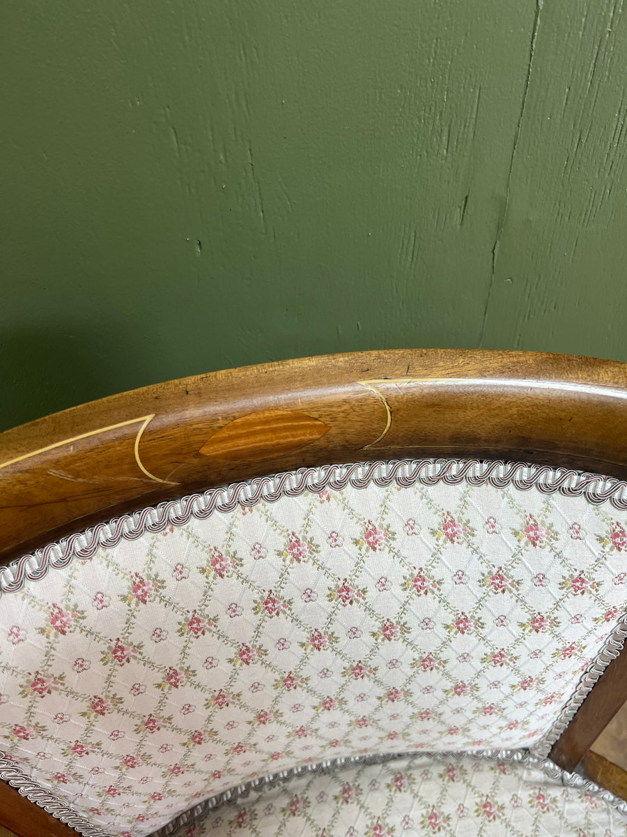 Edwardian Inlaid Bow Back Chair (SKU237)