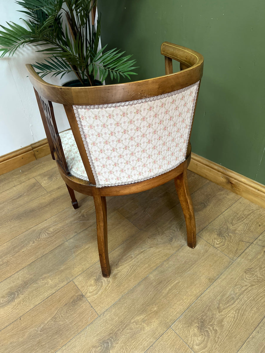 Edwardian Inlaid Bow Back Chair (SKU237)