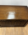 Oak Linenfold Blanket Chest (SKU165)