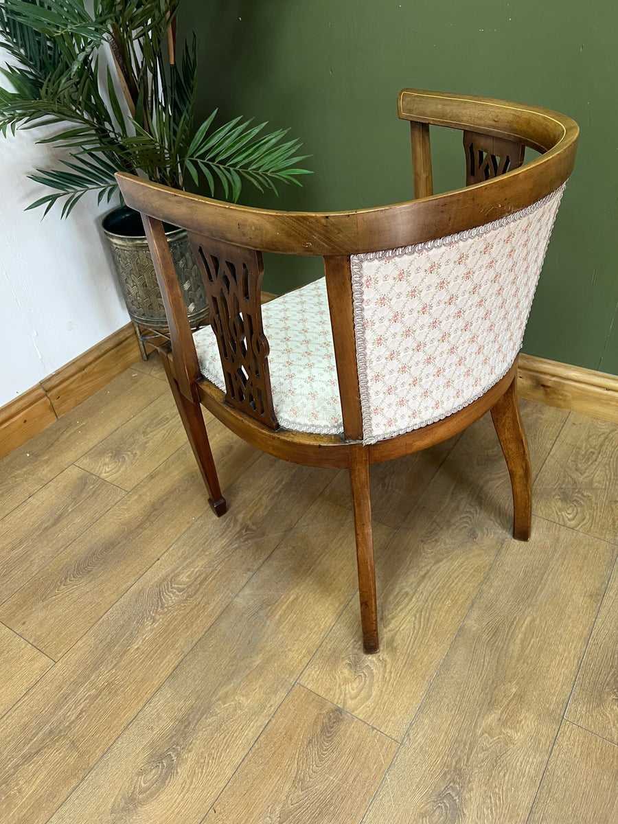 Edwardian Inlaid Bow Back Chair (SKU237)
