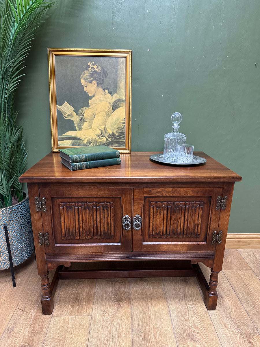 Old Charm Oak Sideboard / Media Cabinet (SKU93)