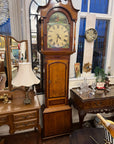 19th Century Oak And Mahogany Inlaid Longcase Clock (SKU247)