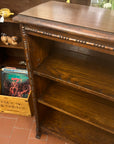 Antique Oak Edwardian Freestanding Bookcase 3 Shelves (SKU127)