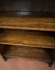 Antique Oak Edwardian Freestanding Bookcase 3 Shelves (SKU127)