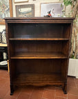 Antique Oak Edwardian Freestanding Bookcase 3 Shelves (SKU127)