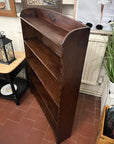 Vintage Wooden Freestanding Bookcase 5 Shelves (SKU123)