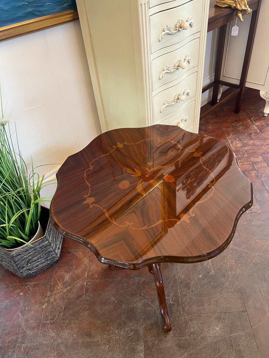 Italian Pedestal Side Table (SKU89)