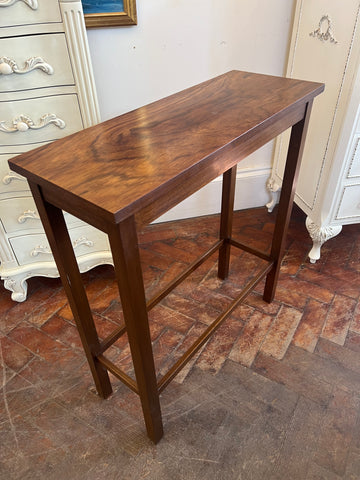 Narrow Vintage Wooden Side Table (SKU91)