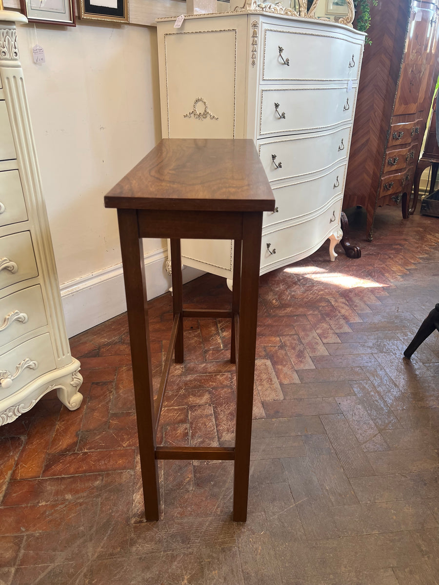Narrow Vintage Wooden Side Table (SKU91)