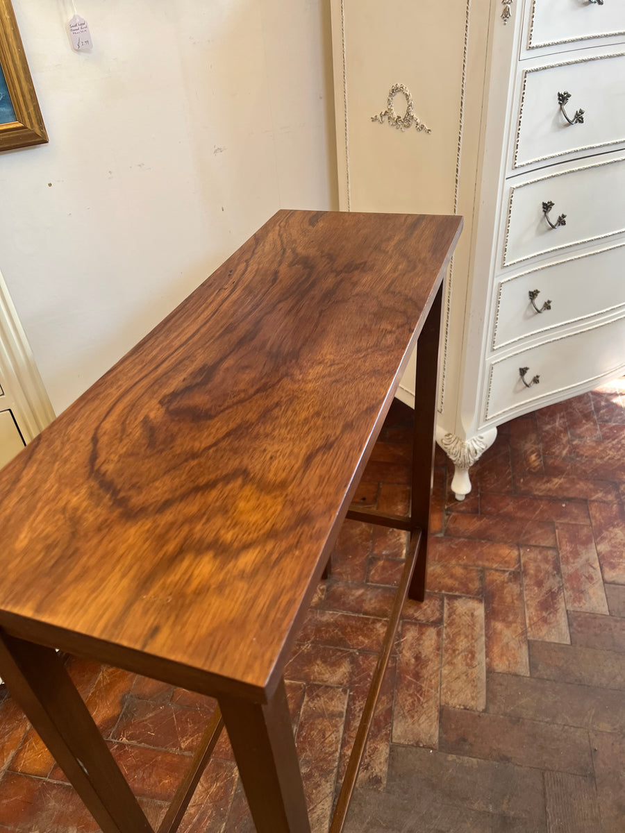 Narrow Vintage Wooden Side Table (SKU91)