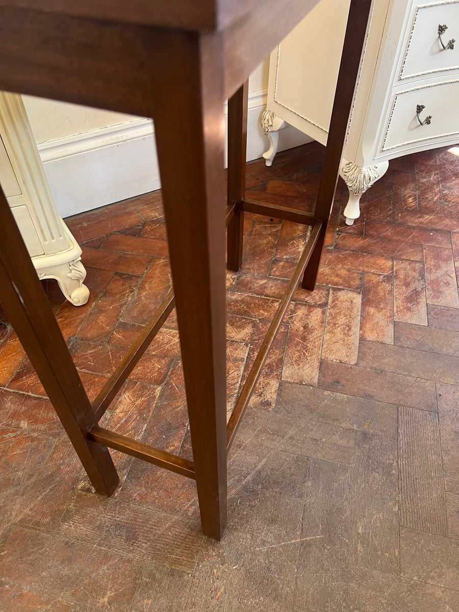 Narrow Vintage Wooden Side Table (SKU91)