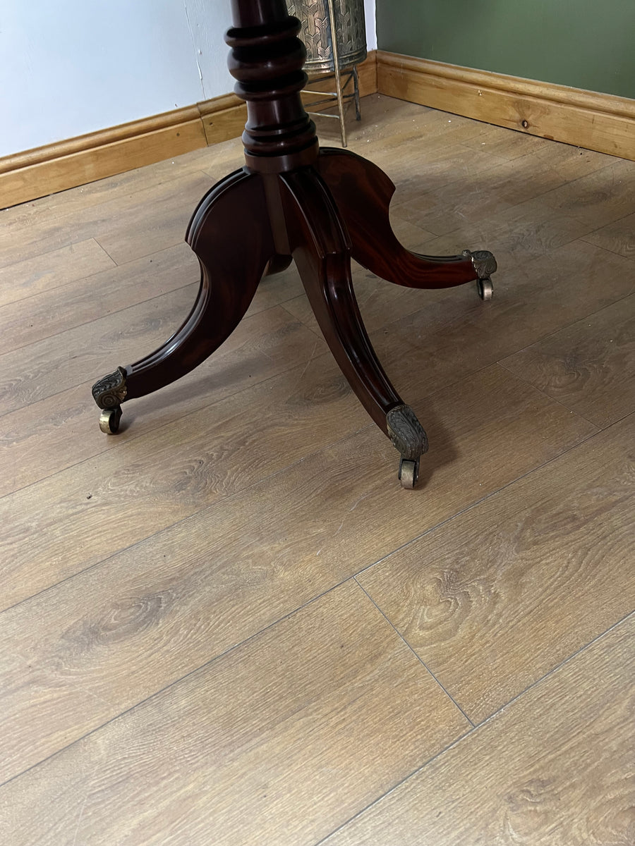 William lV Plum Pudding Pembroke Dining Table Circa-1835 (SKU031)