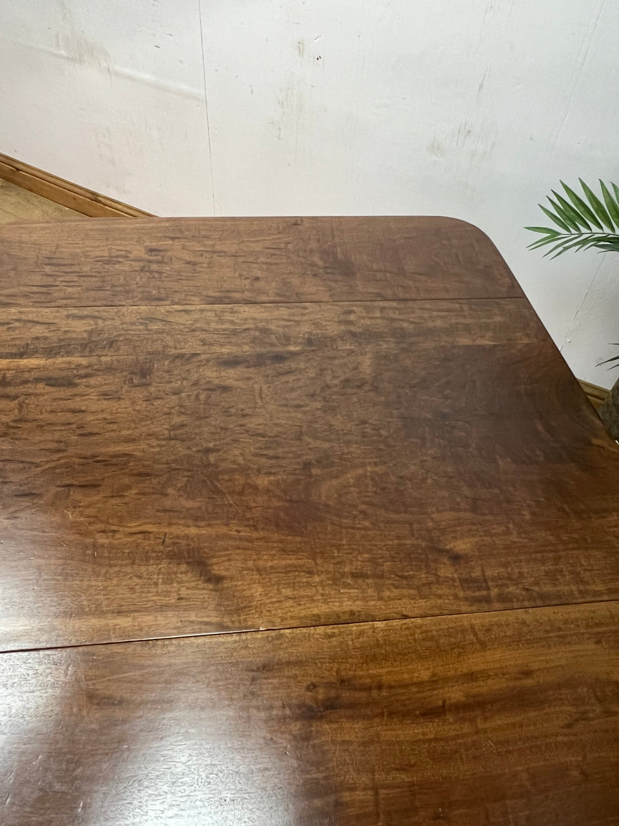 William lV Plum Pudding Pembroke Dining Table Circa-1835 (SKU031)