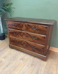 Edwardian 2 Over 2 Chest Drawers On Castors (SKU166)