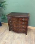Georgian Bow Fronted Chest Drawers (SKU167)