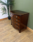 Georgian Bow Fronted Chest Drawers (SKU167)