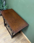 Vintage Oak Console Table With Single Drawer (SKU89)