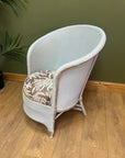 Vintage Lloyd Loom Tub Chair (SKU159)