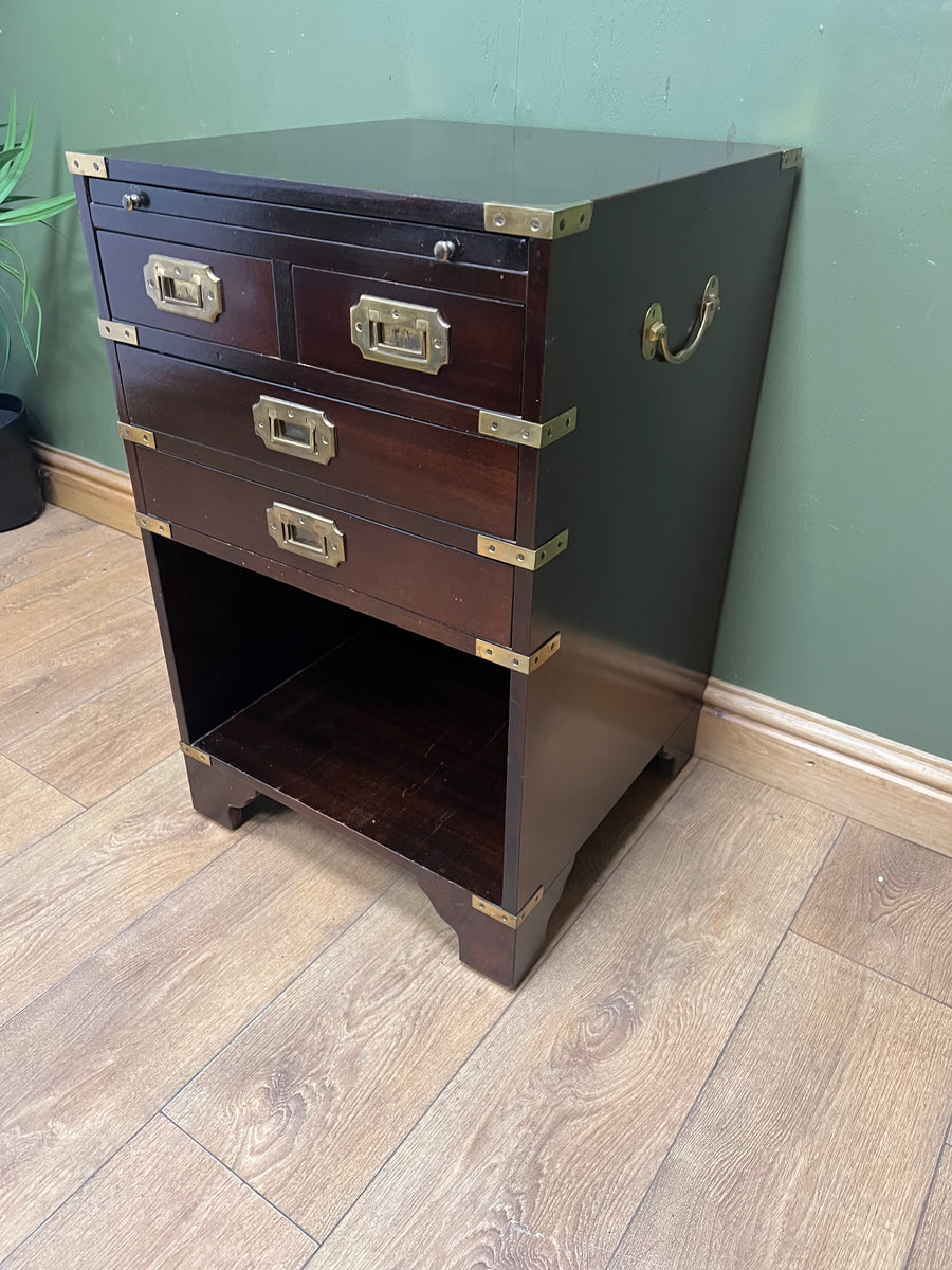 Campaign Style Brass Mounted Cabinet (SKU231)