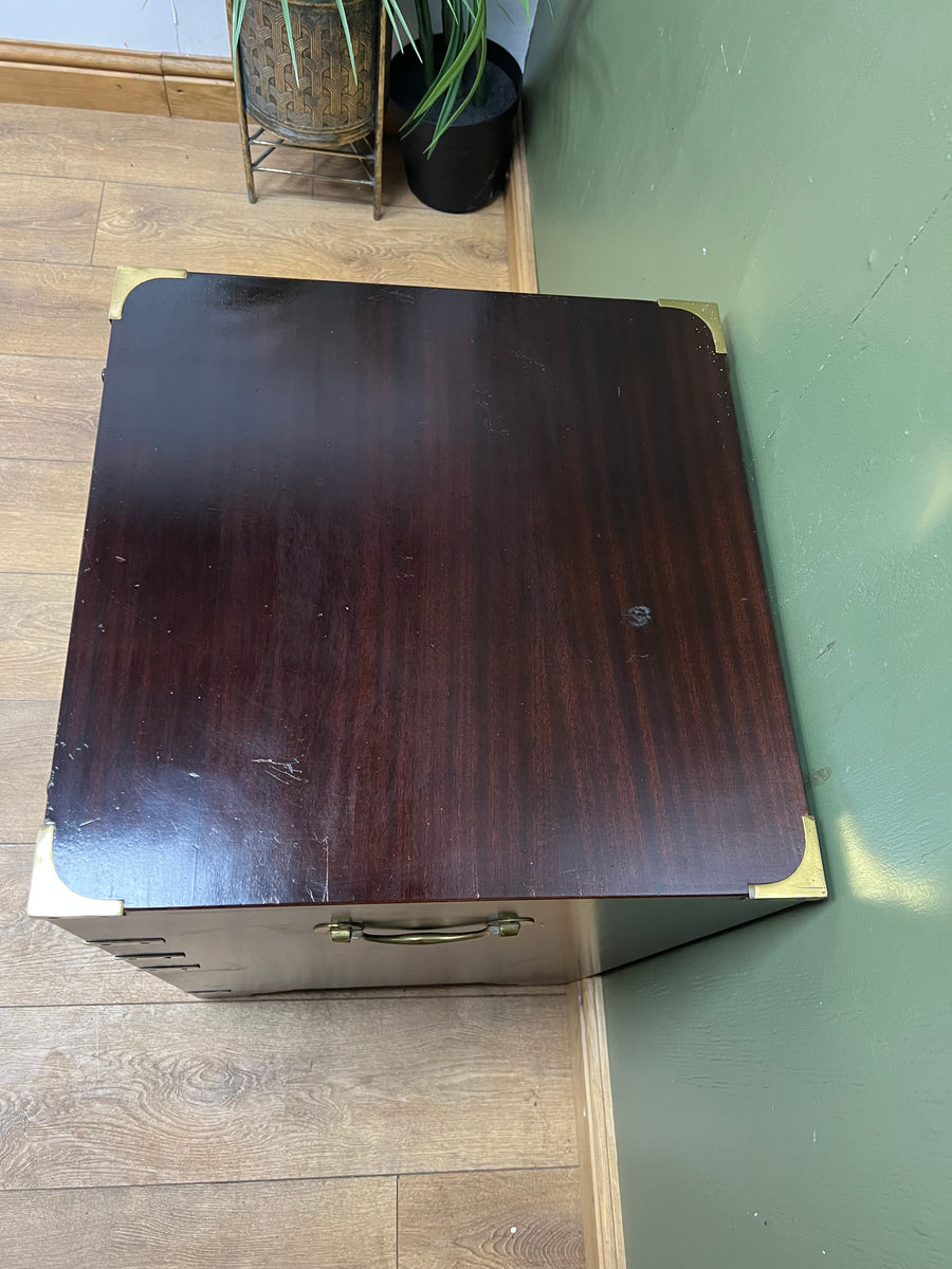 Campaign Style Brass Mounted Cabinet (SKU231)