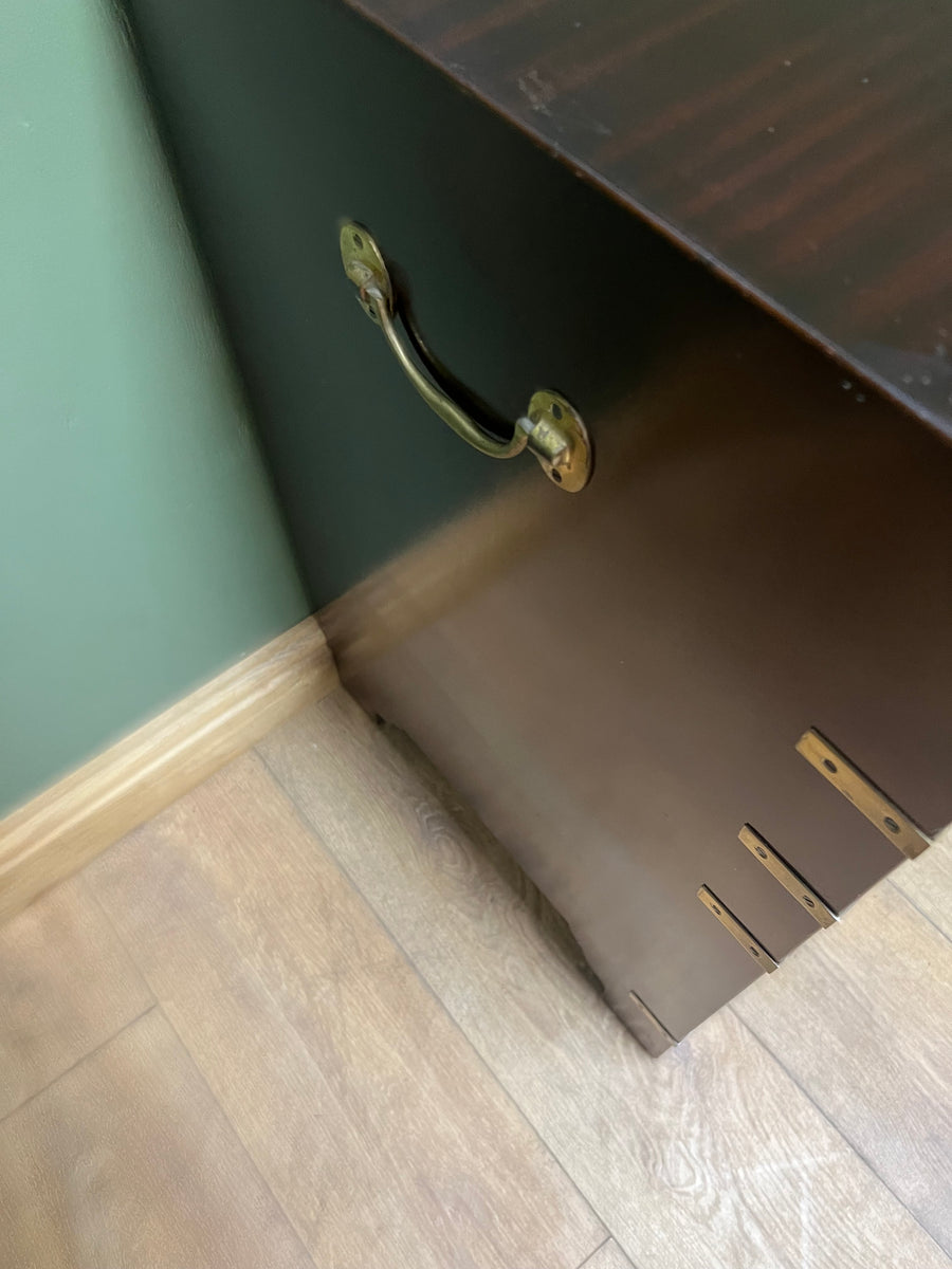 Campaign Style Brass Mounted Cabinet (SKU231)