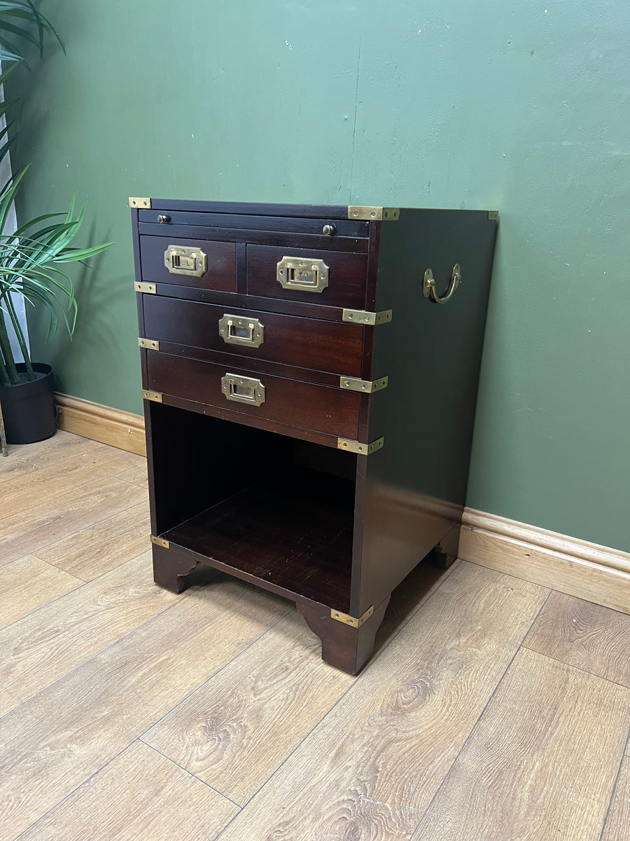 Campaign Style Brass Mounted Cabinet (SKU231)
