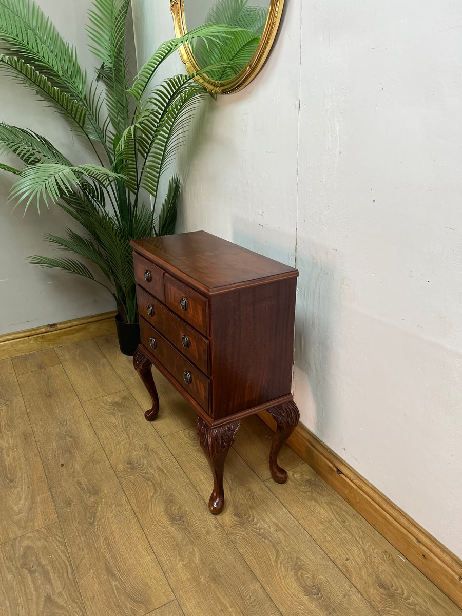 Small Mahogany Chest 4 Drawers (SKU228)