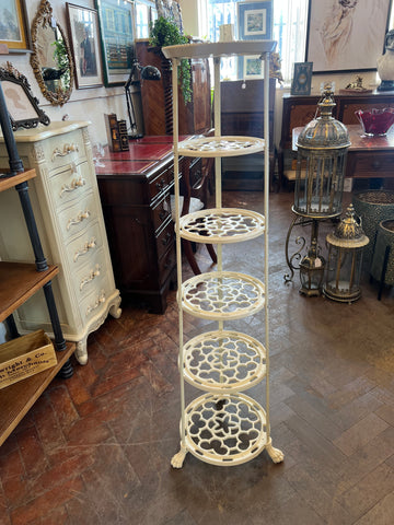 Vintage 6 Tier Cast Iron Pan Stand (SKU56)