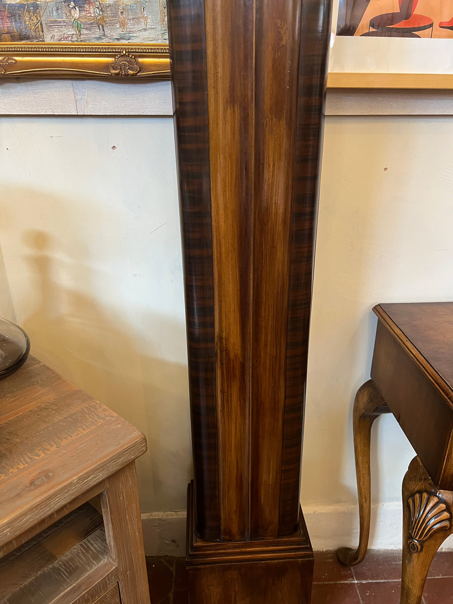 Art Deco Walnut Chiming Granddaughter Clock (SKU237)