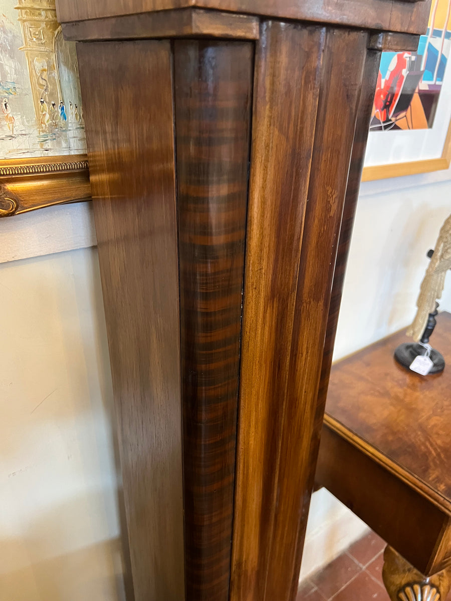 Art Deco Walnut Chiming Granddaughter Clock (SKU237)