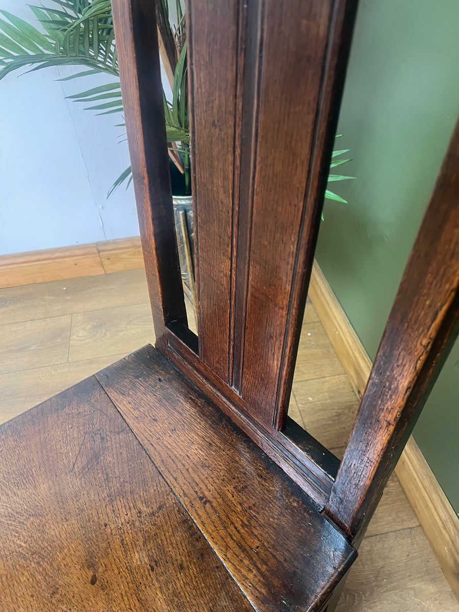 18th Century Early Georgian Oak Side Chair (SKU244)