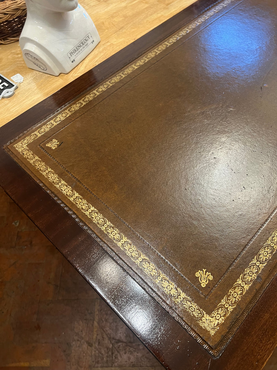 Campaign Style Brass Mounted Desk (SKU131)