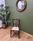Antique Victorian Inlaid Low Seated Chair (SKU169)