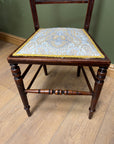 Antique Victorian Inlaid Low Seated Chair (SKU169)