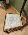 Antique Victorian Inlaid Low Seated Chair (SKU169)