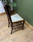 Antique Victorian Inlaid Low Seated Chair (SKU169)