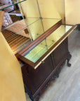 Mahogany Queen Anne Style Cocktail Cabinet (SKU224)