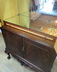 Mahogany Queen Anne Style Cocktail Cabinet (SKU224)