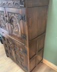 A Bevan Funnell Reprodux Oak Drinks / Cocktail Cabinet (SKU241)