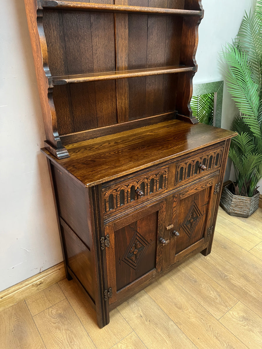 Vintage Oak Welsh Dresser (SKU034)