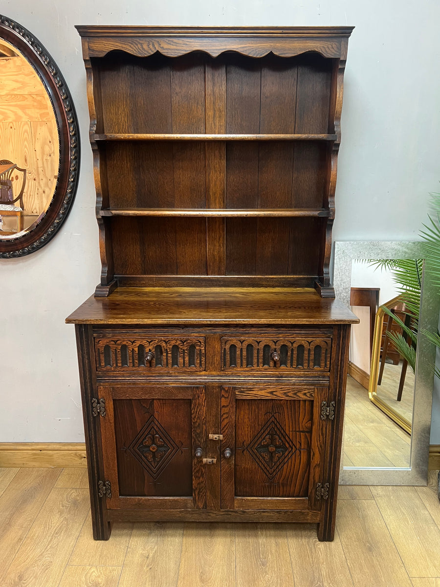 Vintage Oak Welsh Dresser (SKU034)